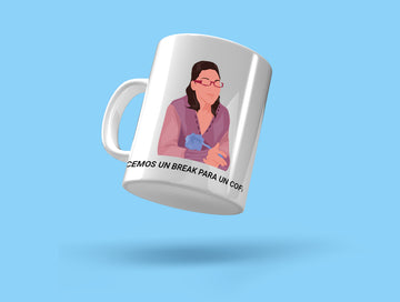 Taza Belén "Hacemos un break para un coffee"