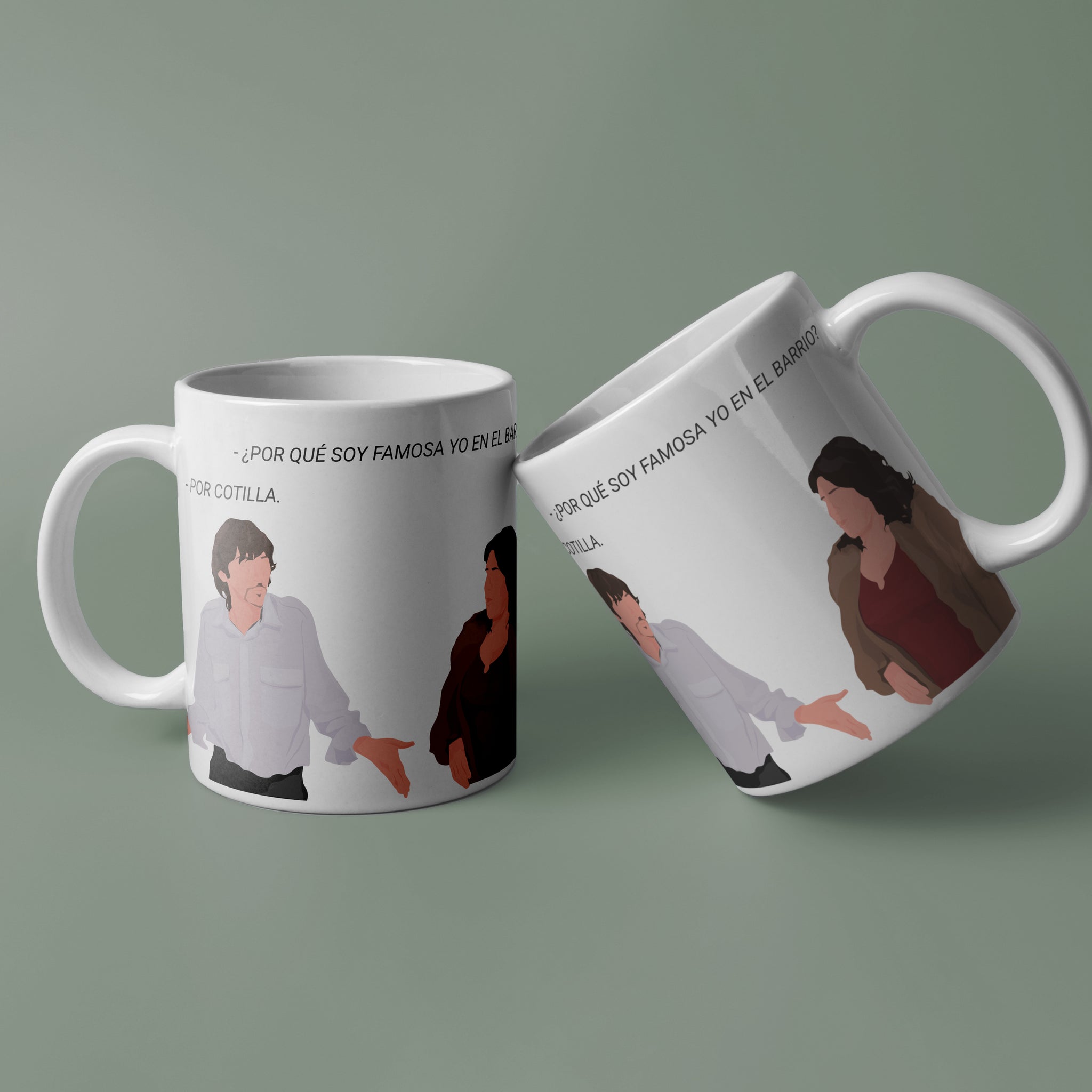 Taza Emilio y Paloma "Por cotilla"