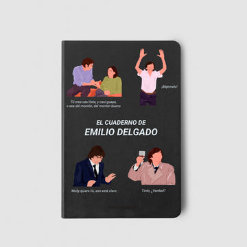 Cuaderno A5 Especial Emilio + marcapáginas de regalo.