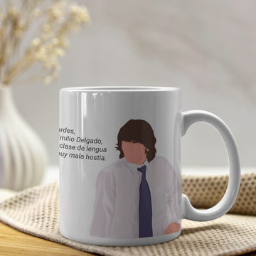 Taza Emilio "profesor de lengua”