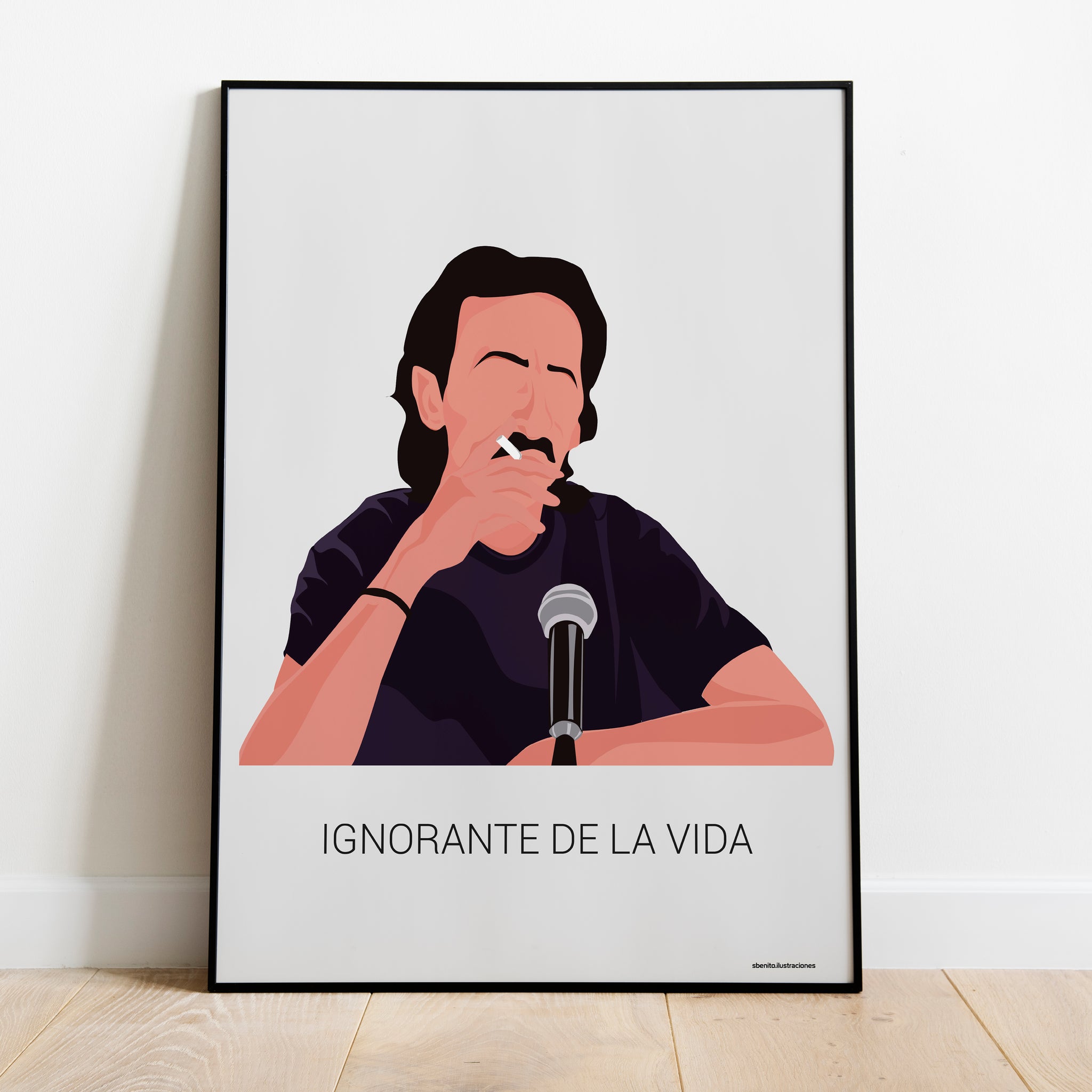 Lámina Mariano "Ignorante de la vida"