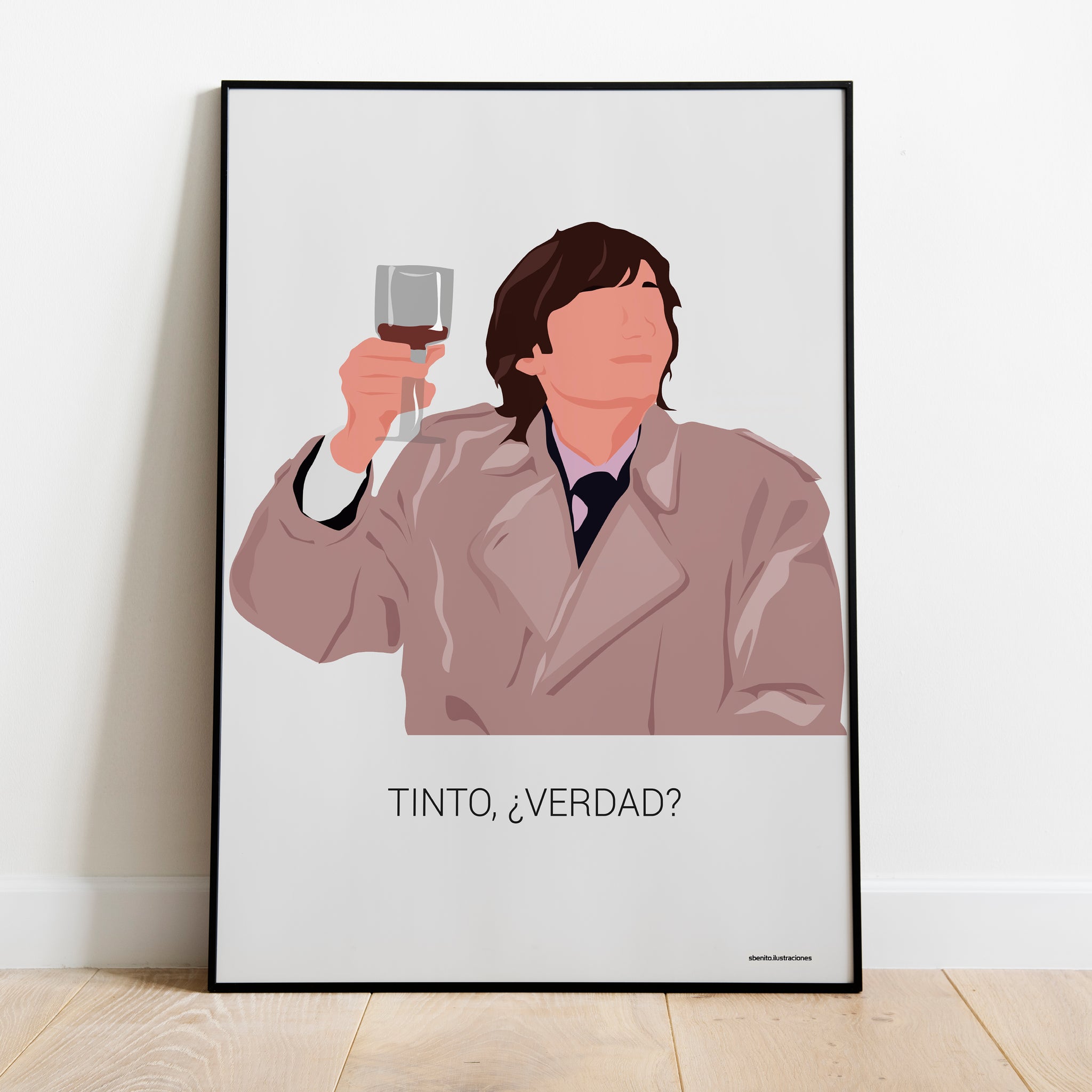Lámina Emilio "Tinto, ¿Verdad?"