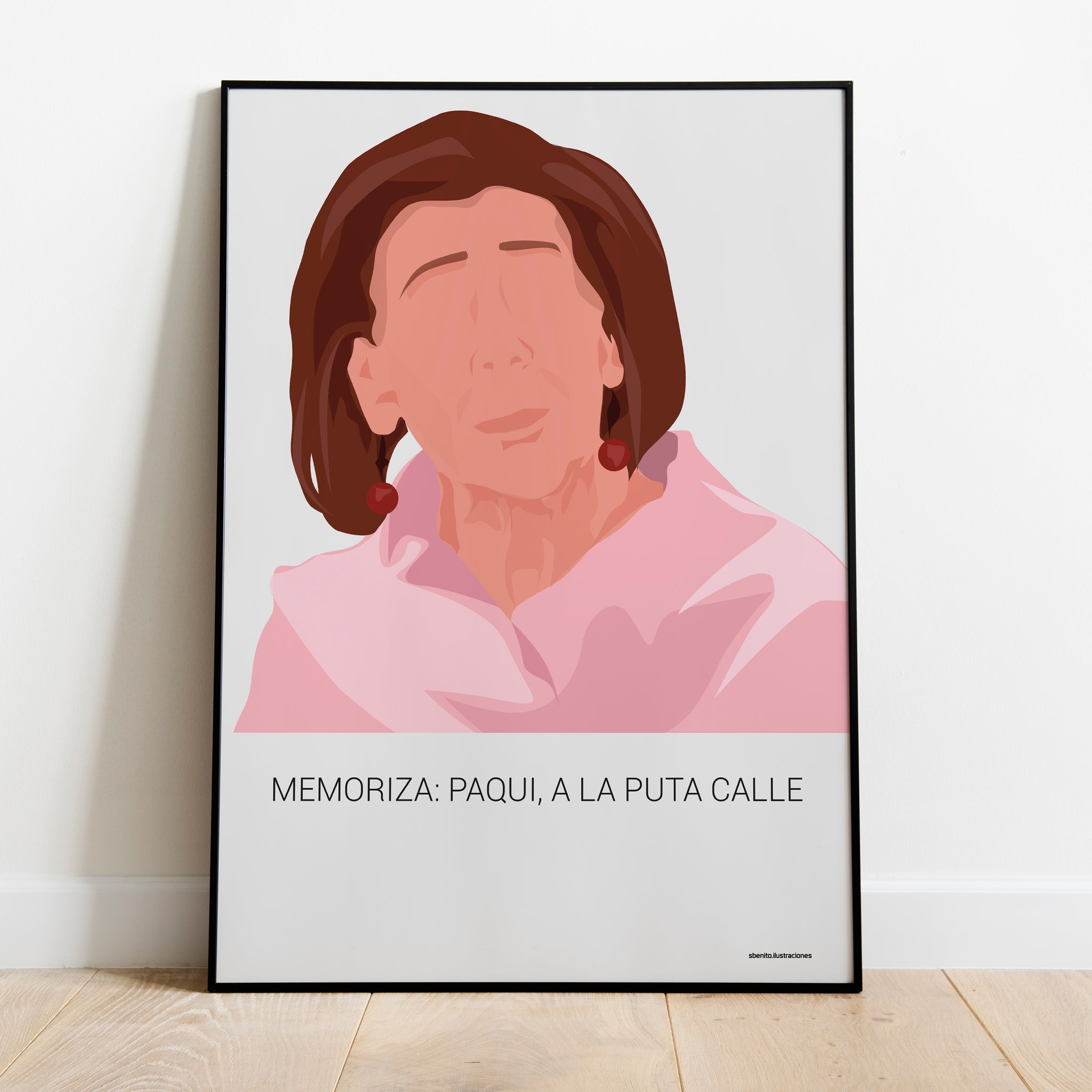 Lámina Marisa "Memoriza: Paqui, a la calle"