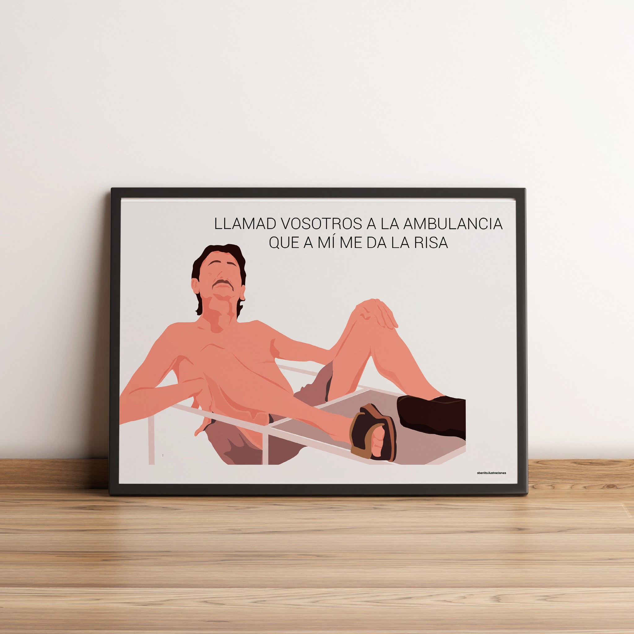 Lámina Mariano "Llama tú a la ambulancia"