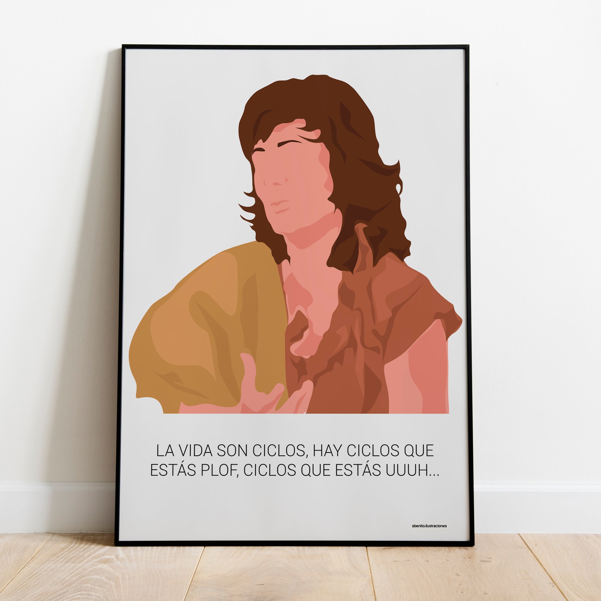 Lámina Isabel "La vida son ciclos"