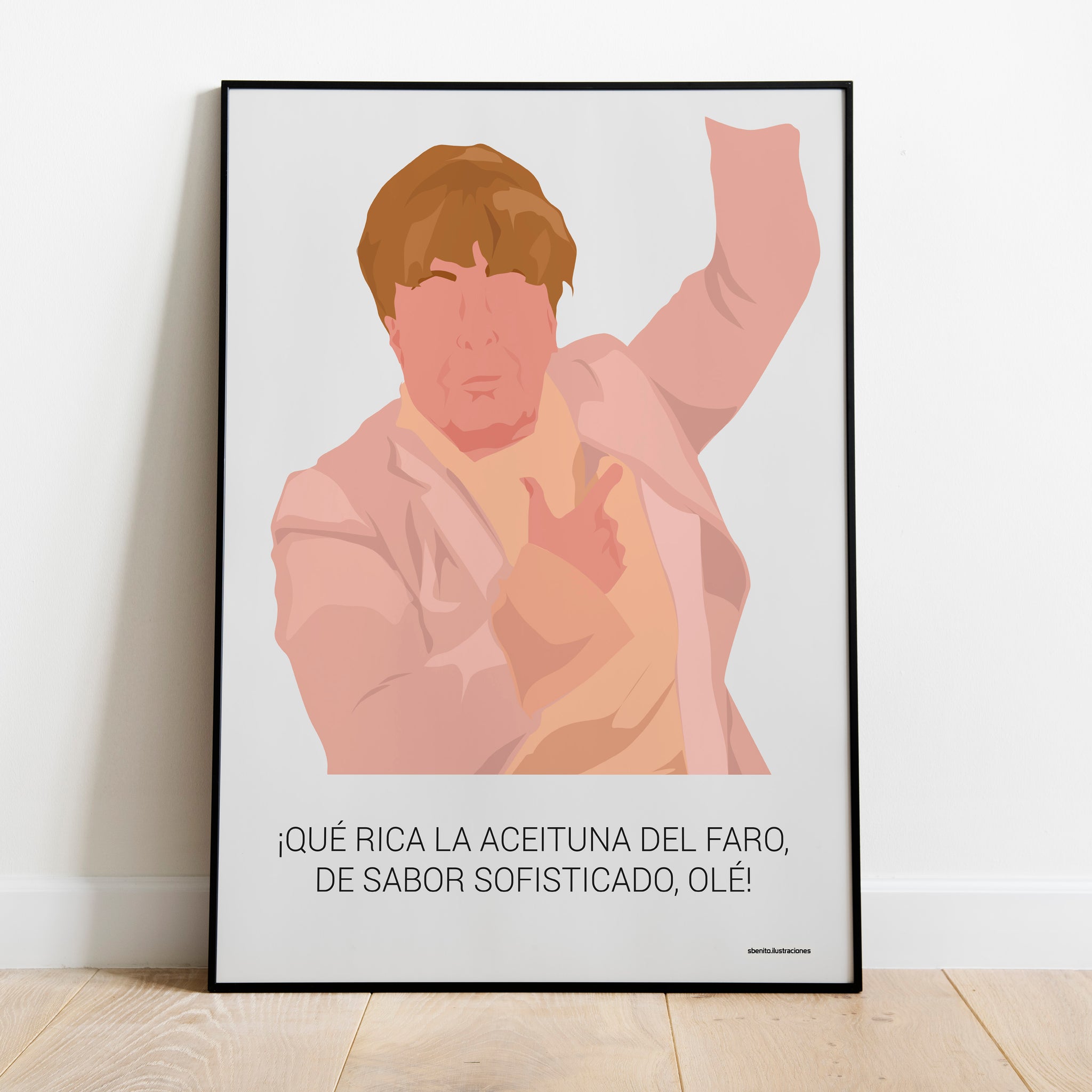 Lámina Vicenta "La aceituna del faro"