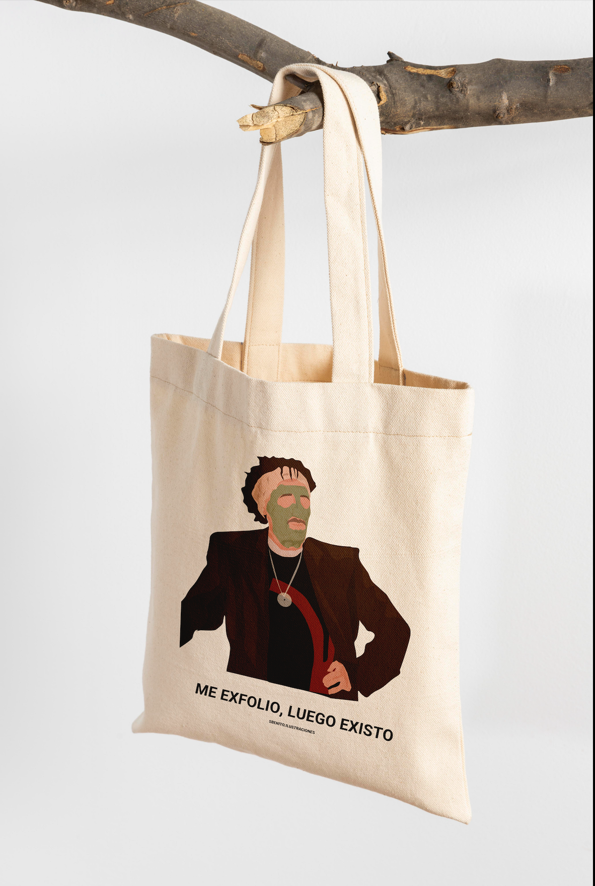 Bolsa de tela Mariano "Me exfolio, luego existo"