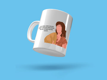 Taza “La vida son ciclos”