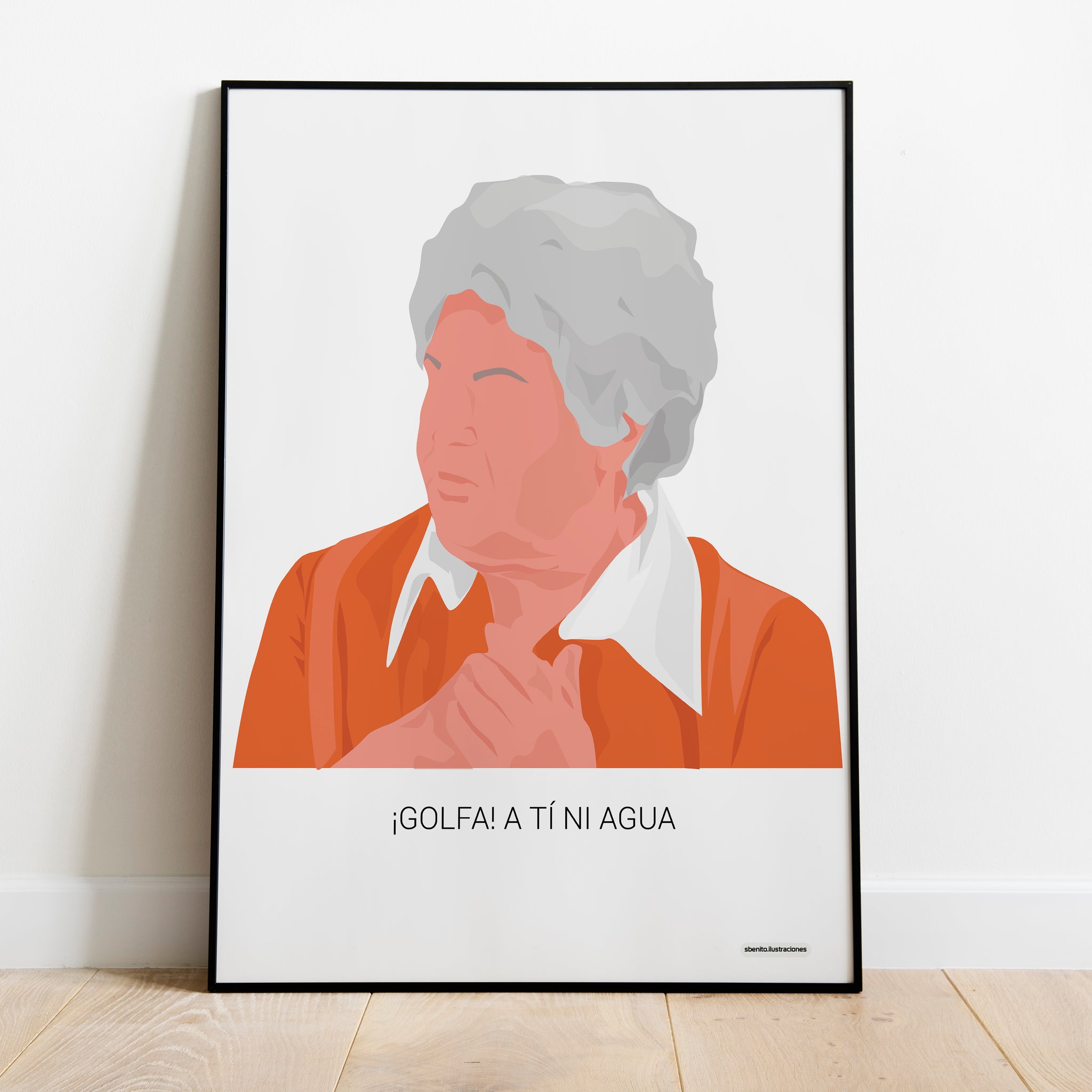 Lámina Concha “a ti ni agua”