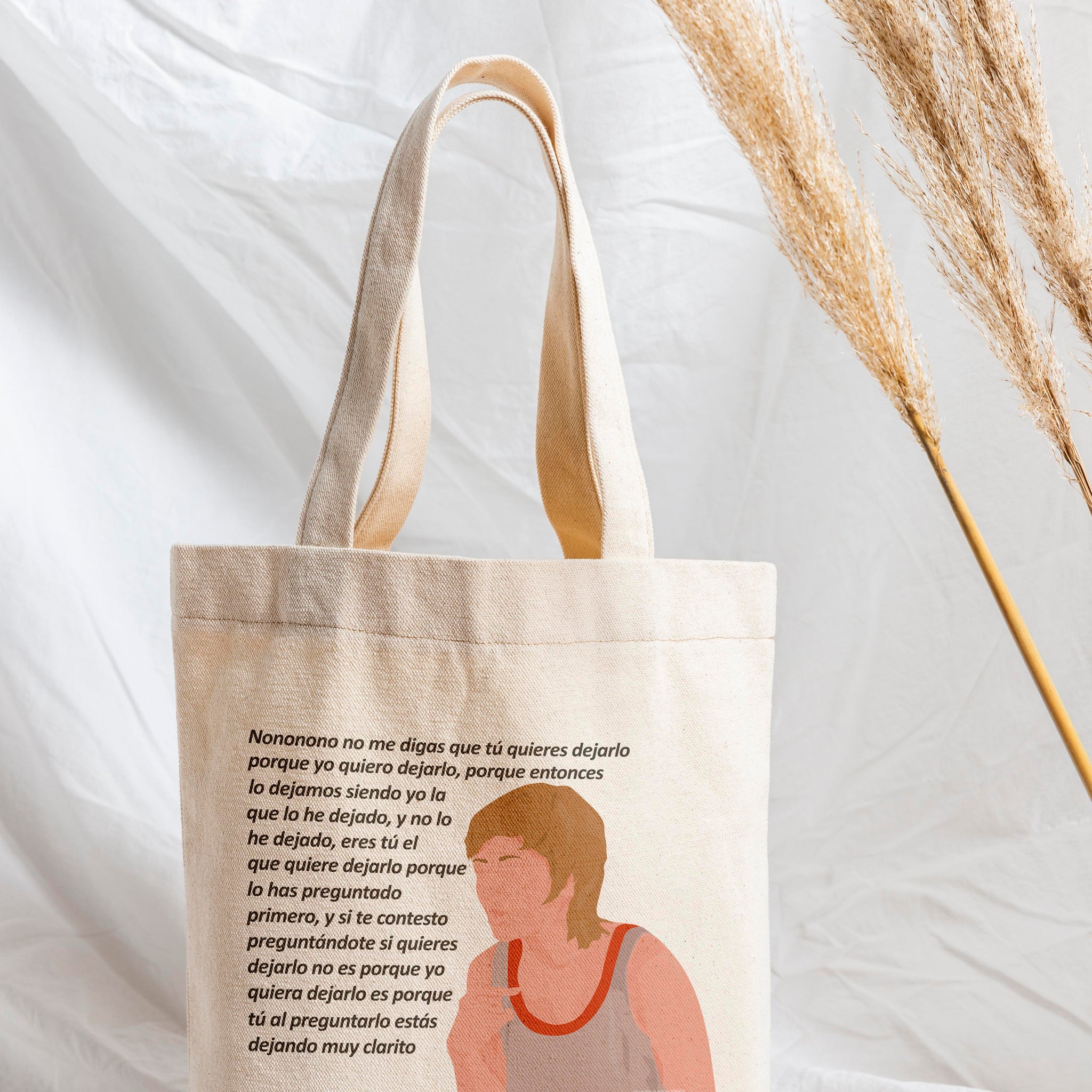 Bolsa de tela "Quieres dejarlo"