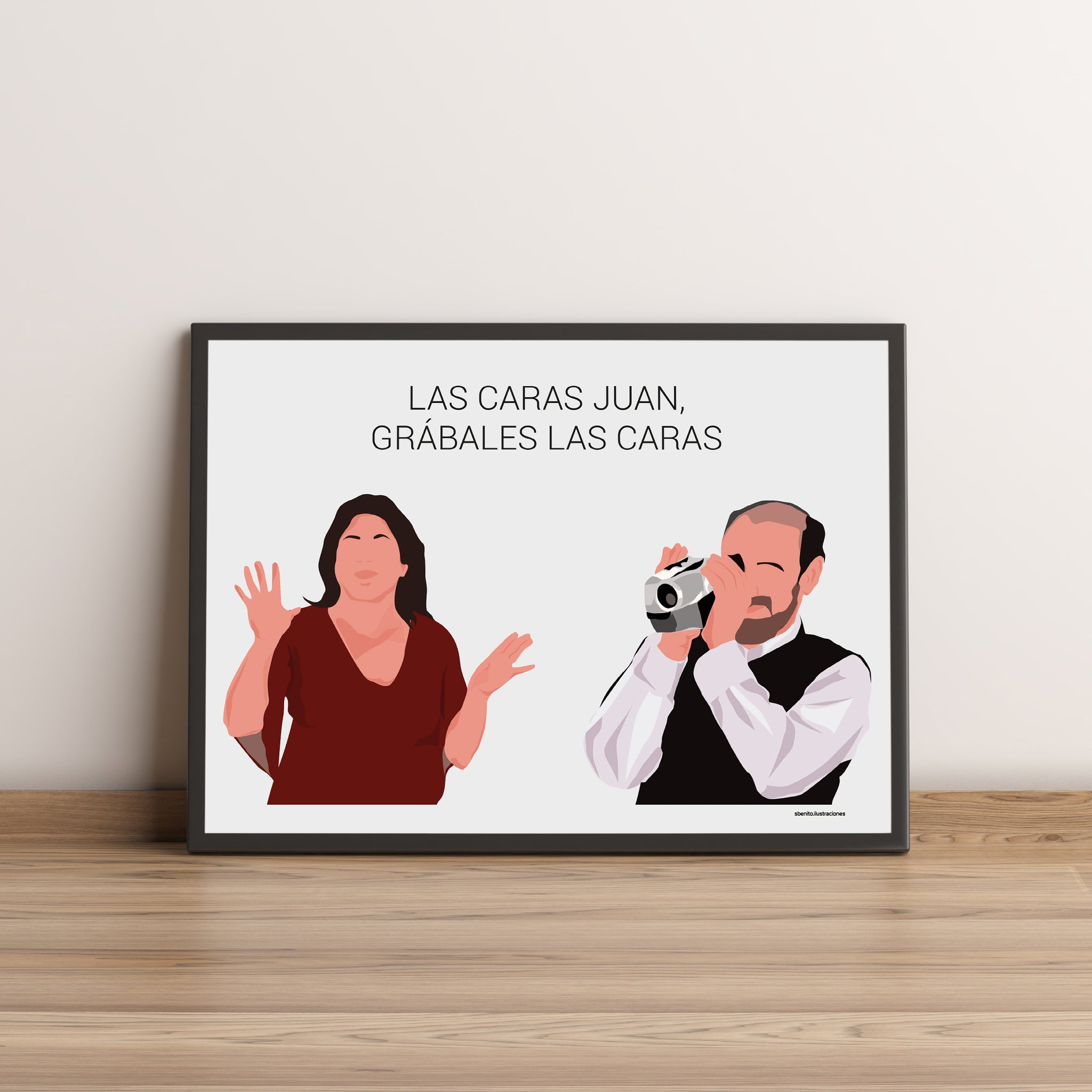 Lámina “las caras, Juan”
