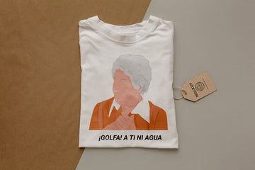 Camiseta "A ti ni agua"